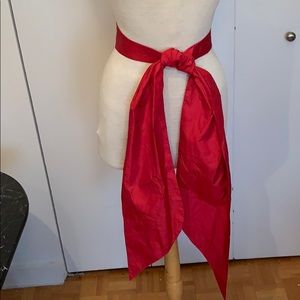 Hot pink vintage sash belt